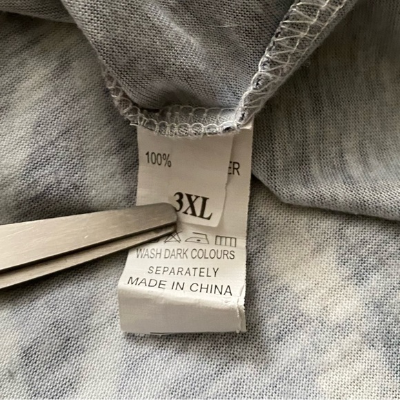 Women’s Tunic Top Relaxed Tshirt Crew Neck Fashion Marble Print Size XL - 3XL - Picture 9 of 9